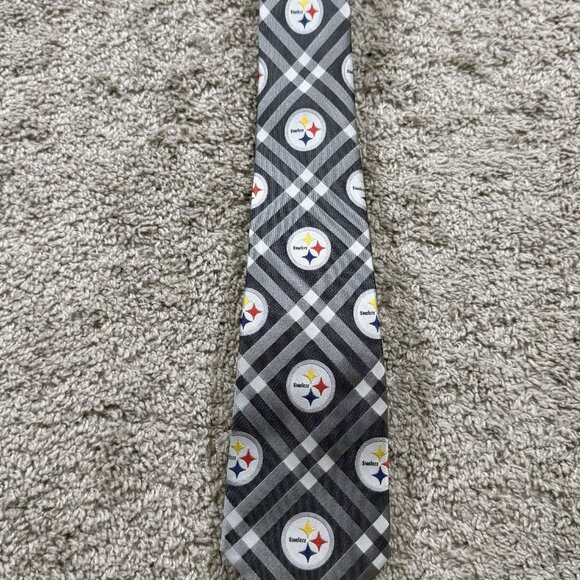 NFL Football Pittsburgh Steelers Mens Neck Tie Spirit Sports Casual Formal - Picture 4 of 4